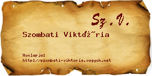 Szombati Viktória névjegykártya